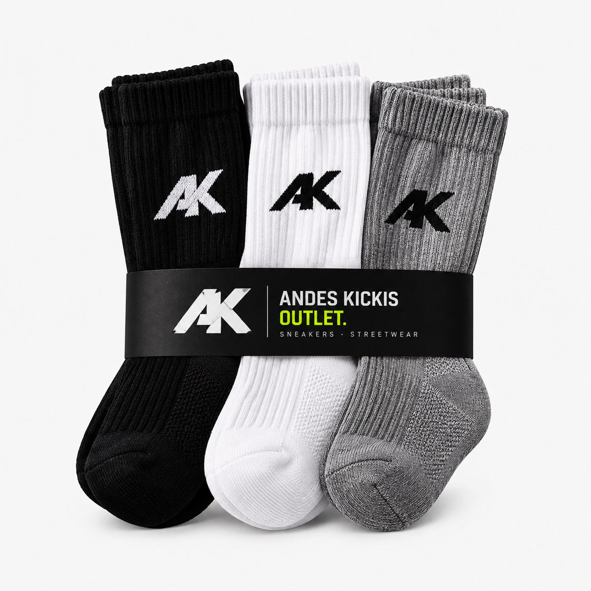 Pack de 3 pares de calcetines AK
