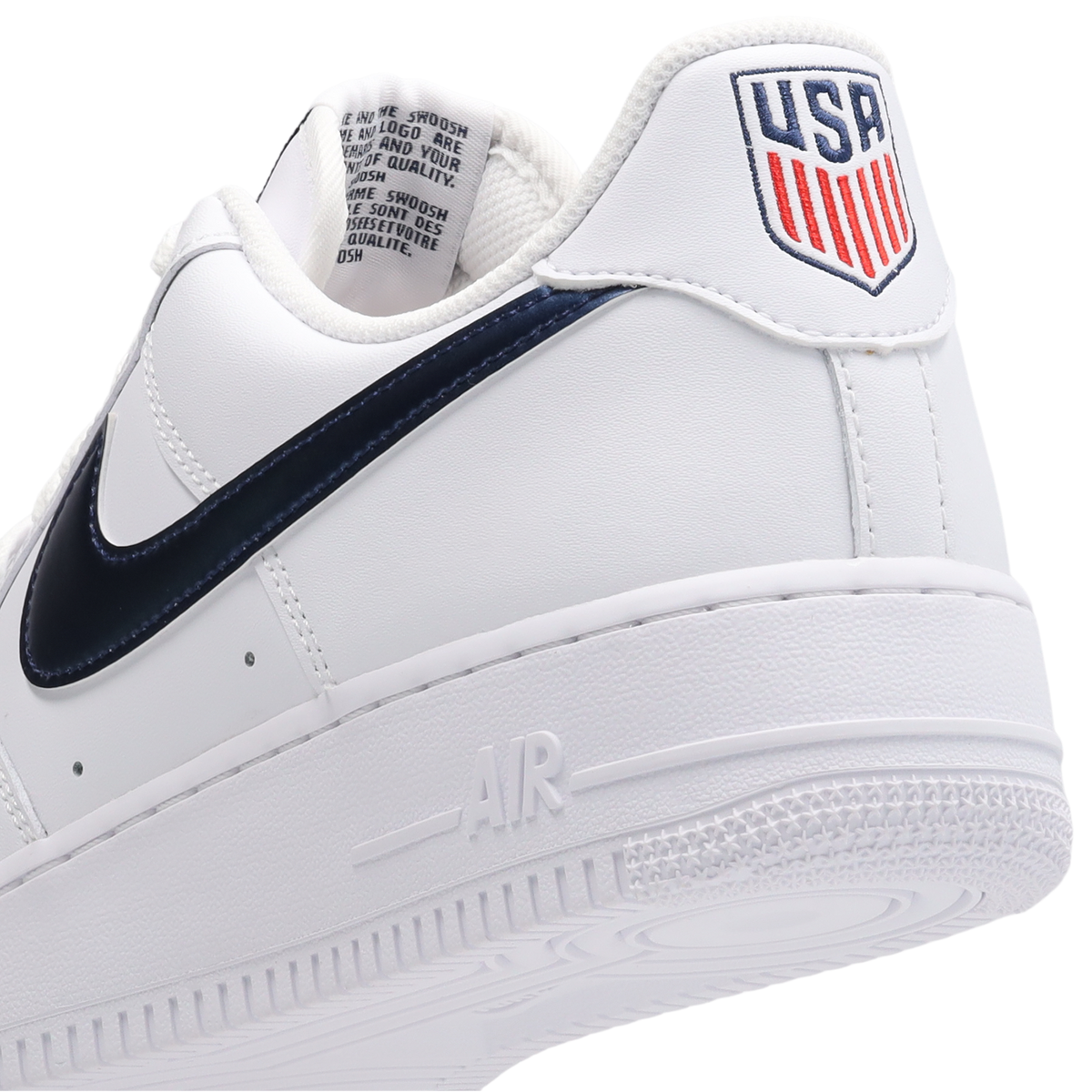 Nike Air Force 1 Low Hombre White-Midnight Navy