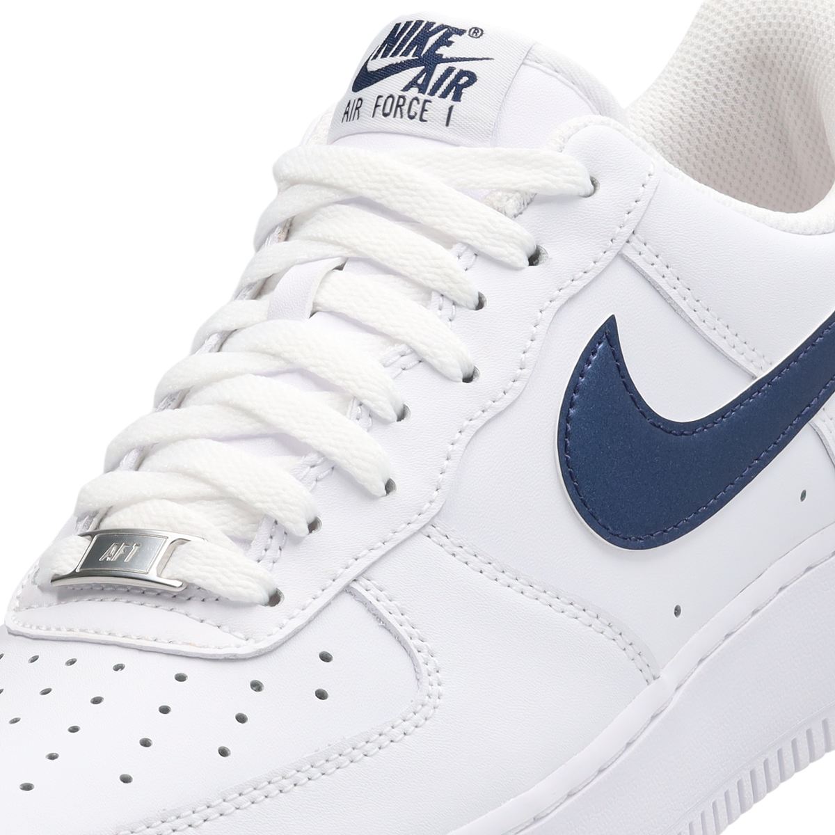 Nike Air Force 1 Low Hombre White-Midnight Navy