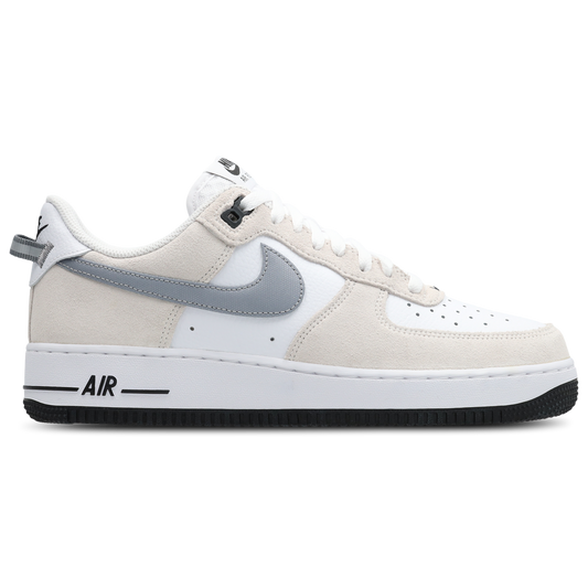 Nike Air Force 1 Low Hombre White-Mtlc Cool Grey