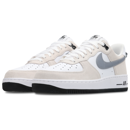 Nike Air Force 1 Low Hombre White-Mtlc Cool Grey