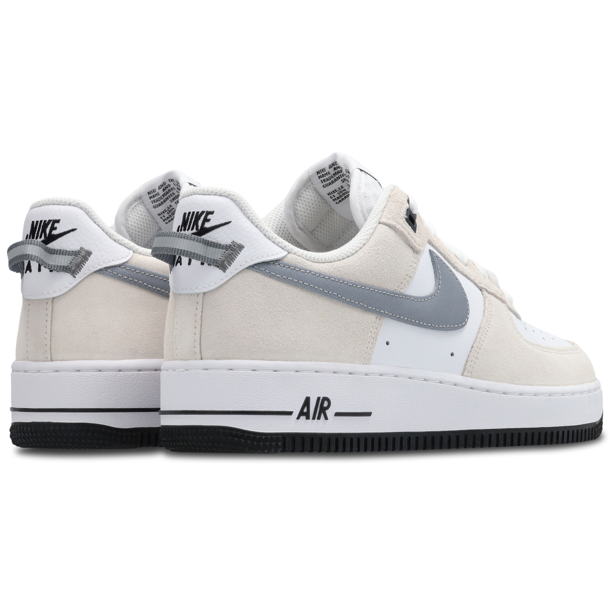 Nike Air Force 1 Low Hombre White-Mtlc Cool Grey