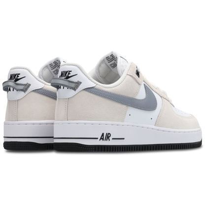 Nike Air Force 1 Low Hombre White-Mtlc Cool Grey