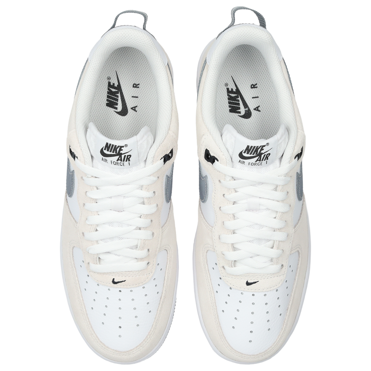 Nike Air Force 1 Low Hombre White-Mtlc Cool Grey