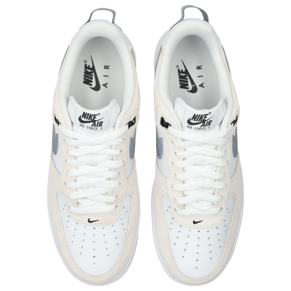 Nike Air Force 1 Low Hombre White-Mtlc Cool Grey