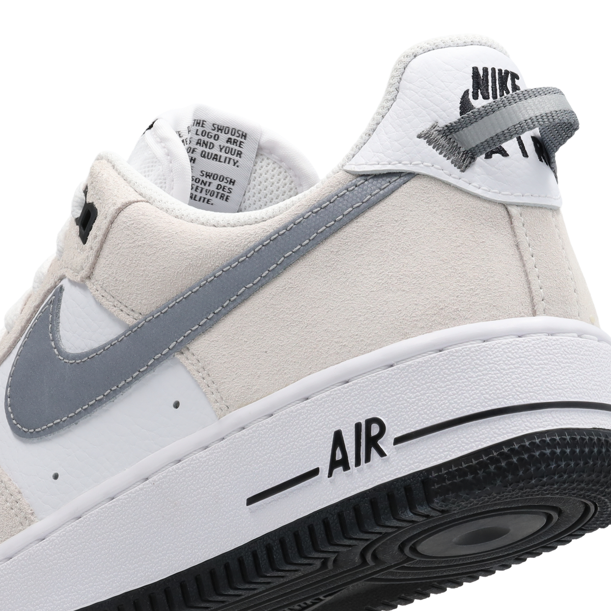 Nike Air Force 1 Low Hombre White-Mtlc Cool Grey