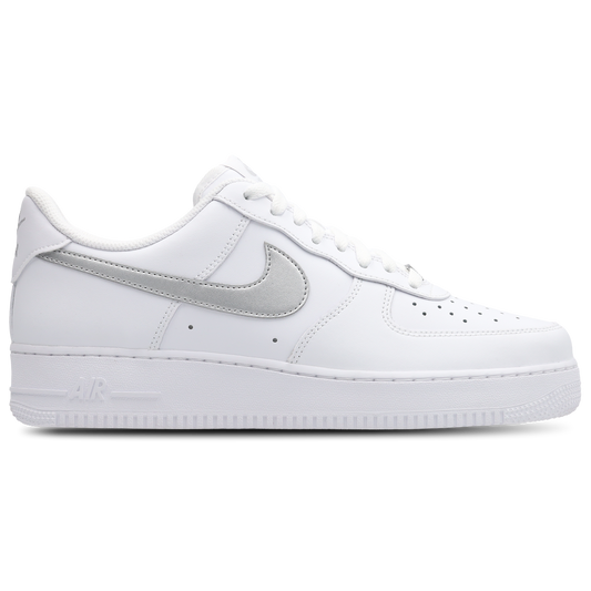 Nike Air Force 1 Low Hombre White-Metallic