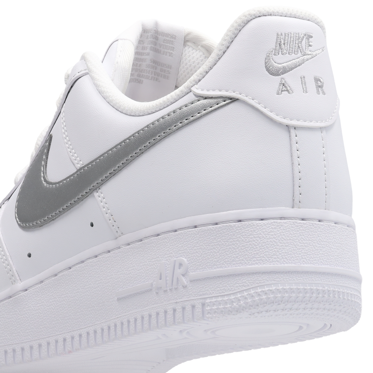 Nike Air Force 1 Low Hombre White-Metallic