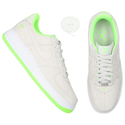Nike Air Force 1 Low Hombre Vast Grey-Electric Green-White