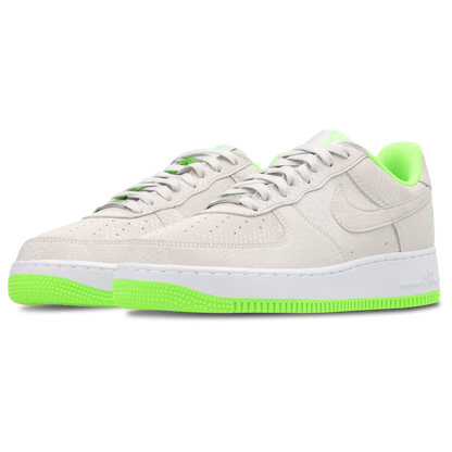 Nike Air Force 1 Low Hombre Vast Grey-Electric Green-White