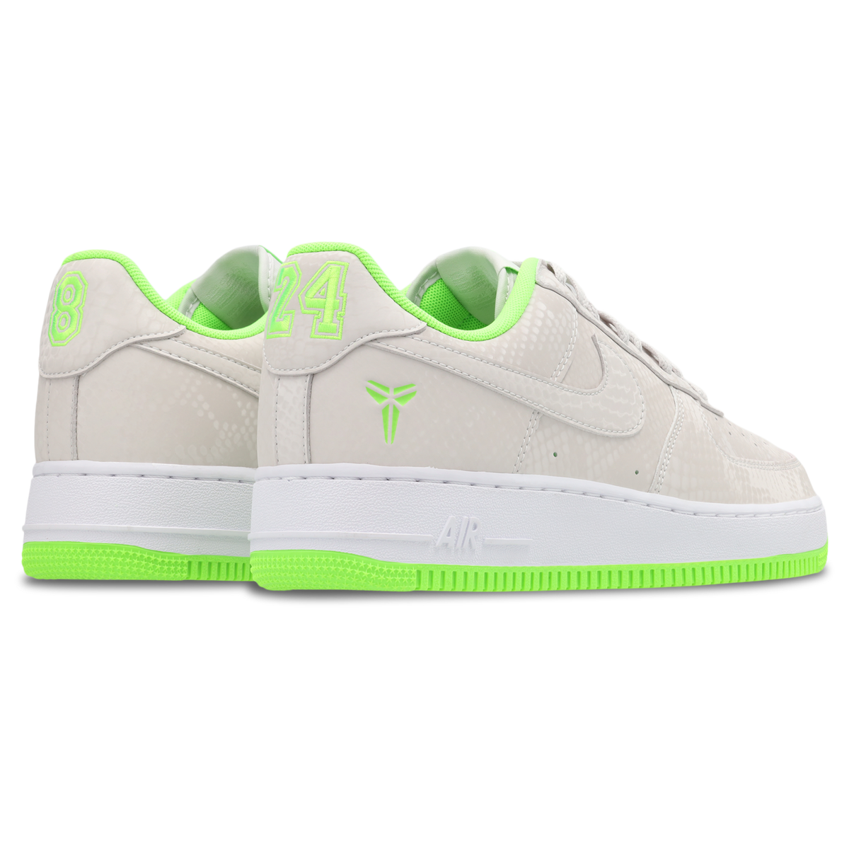 Nike Air Force 1 Low Hombre Vast Grey-Electric Green-White