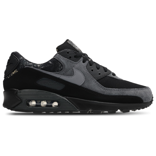 Nike Air Max 90 Black-Mtlc Cool Grey-Dk Smoke