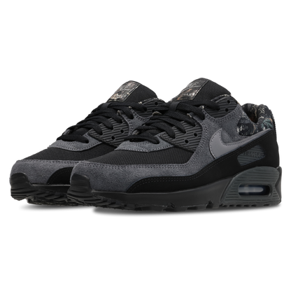 Nike Air Max 90 Black-Mtlc Cool Grey-Dk Smoke