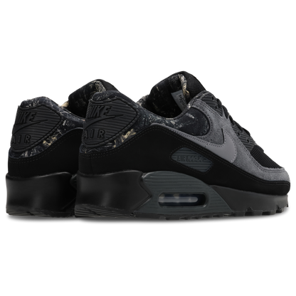 Nike Air Max 90 Black-Mtlc Cool Grey-Dk Smoke