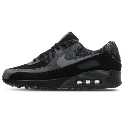 Nike Air Max 90 Black-Mtlc Cool Grey-Dk Smoke