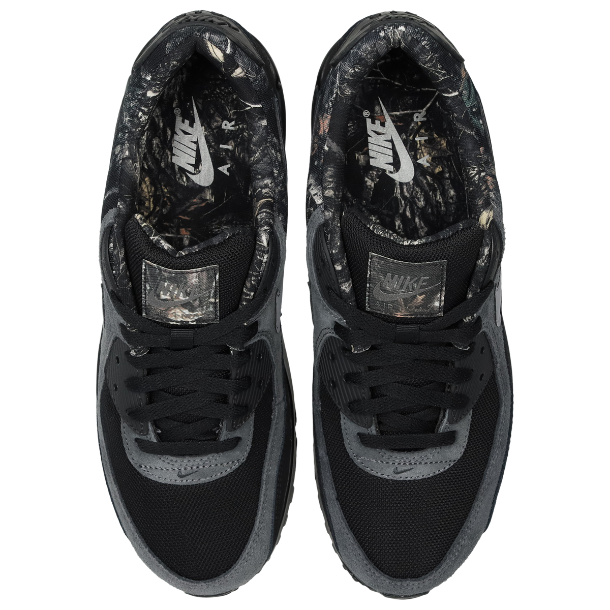Nike Air Max 90 Black-Mtlc Cool Grey-Dk Smoke