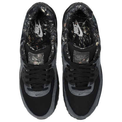 Nike Air Max 90 Black-Mtlc Cool Grey-Dk Smoke