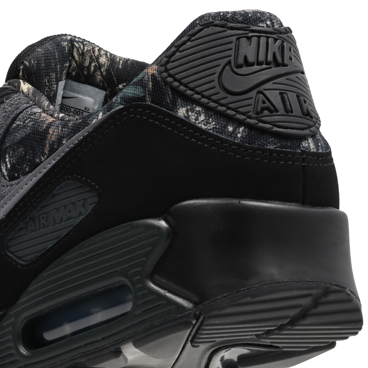 Nike Air Max 90 Black-Mtlc Cool Grey-Dk Smoke