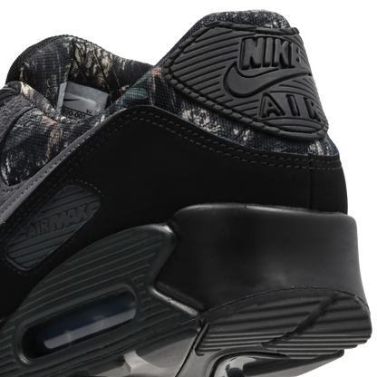 Nike Air Max 90 Black-Mtlc Cool Grey-Dk Smoke