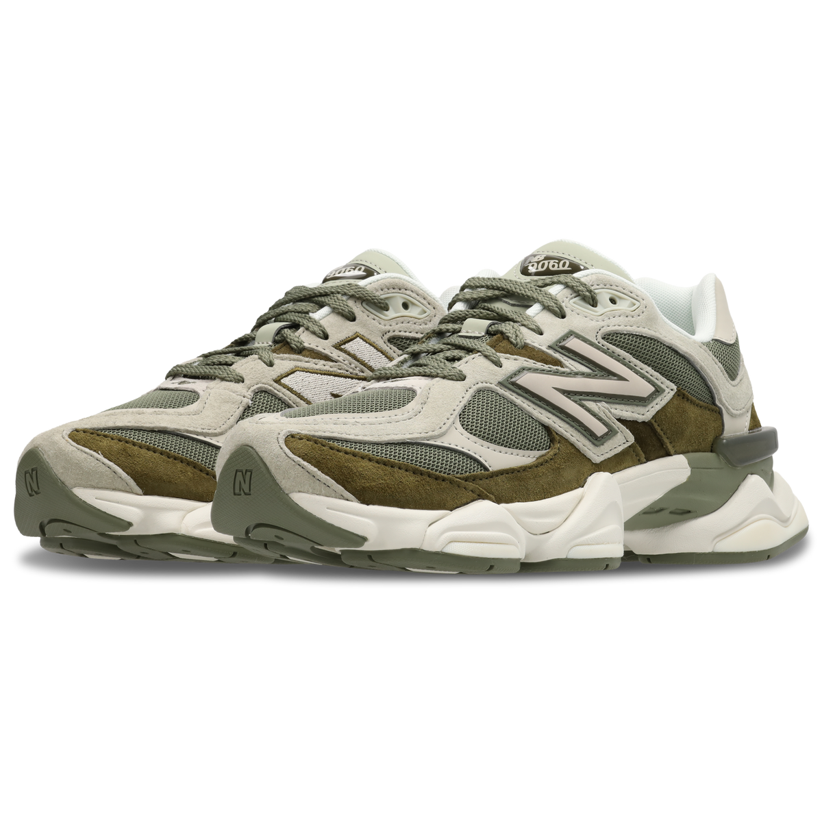 New Balance 9060 Unisex Green/Off-White