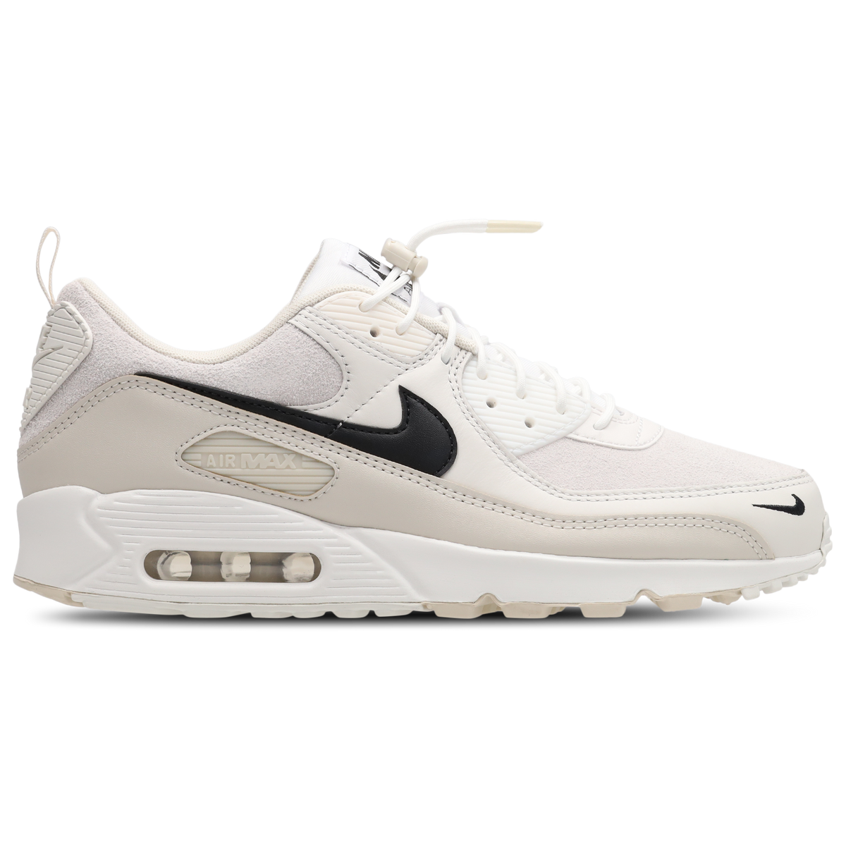 Nike Air Max 90 White-Black-Lt Orewood Brn