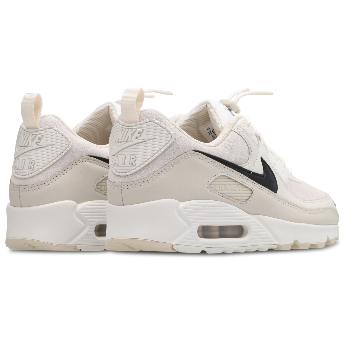 Nike Air Max 90 White-Black-Lt Orewood Brn
