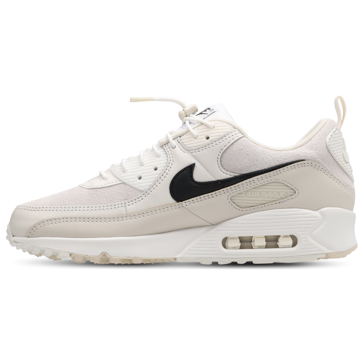Nike Air Max 90 White-Black-Lt Orewood Brn