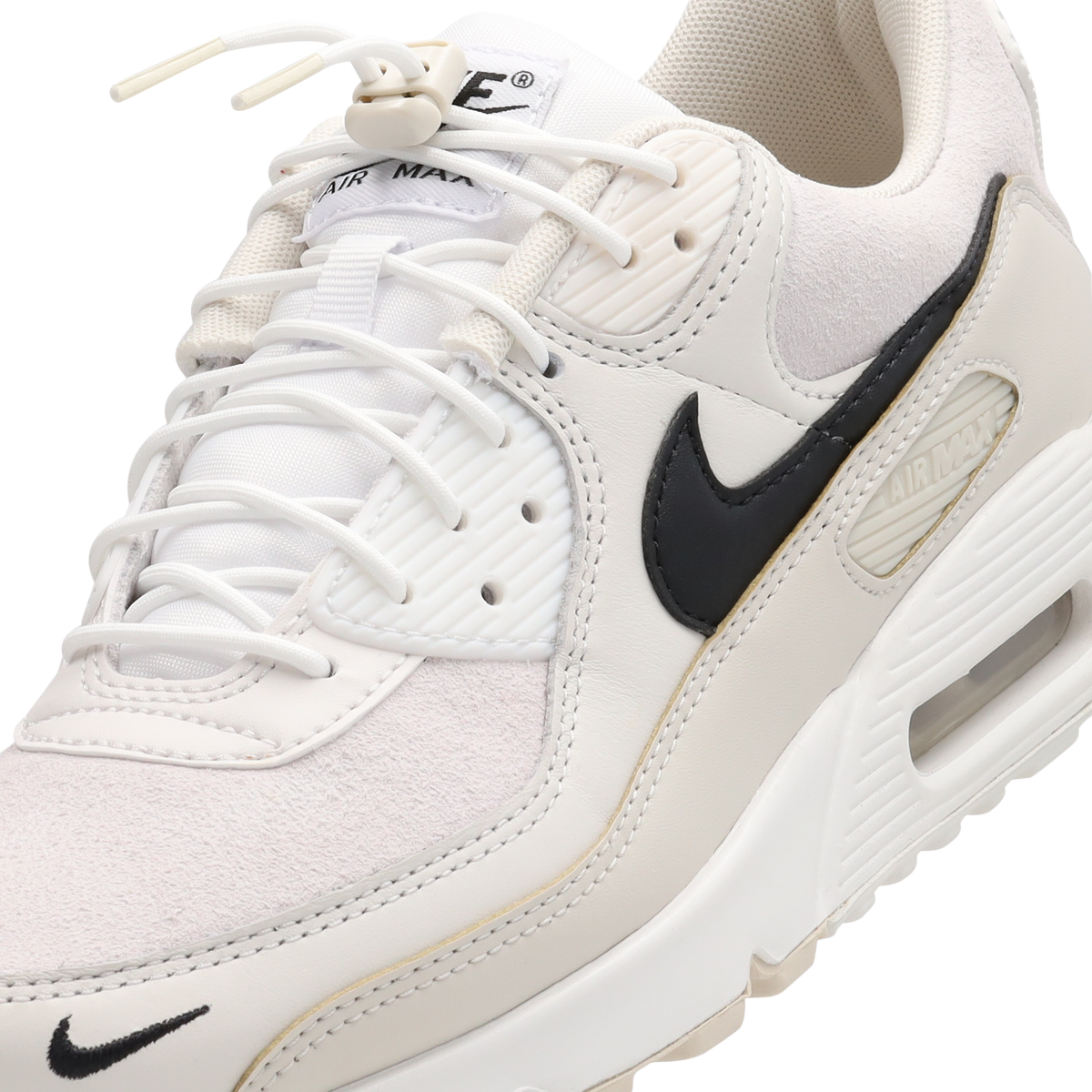 Nike Air Max 90 White-Black-Lt Orewood Brn