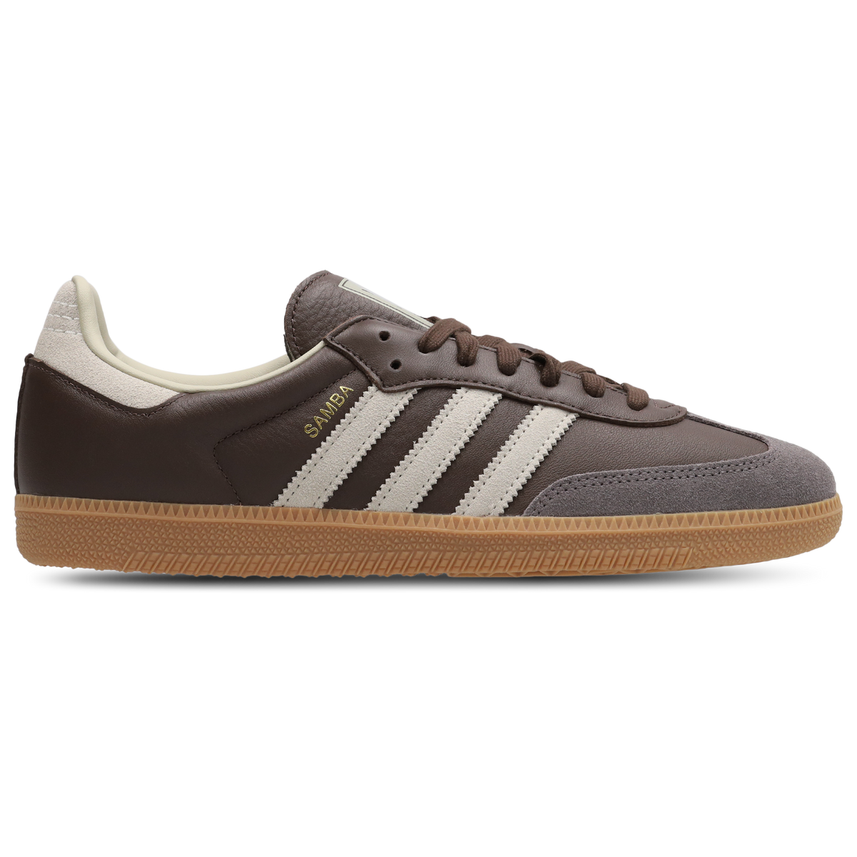 Adidas Samba OG Hombre Brown-Putty Grey-Gold Met