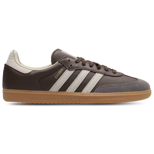 Adidas Samba OG Hombre Brown-Putty Grey-Gold Met