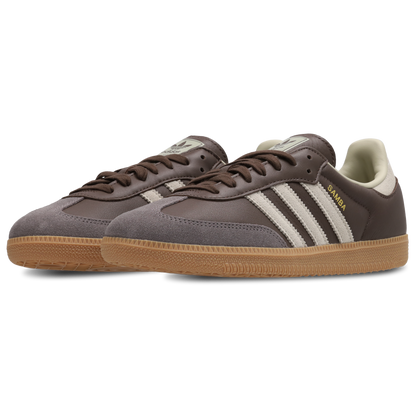 Adidas Samba OG Hombre Brown-Putty Grey-Gold Met
