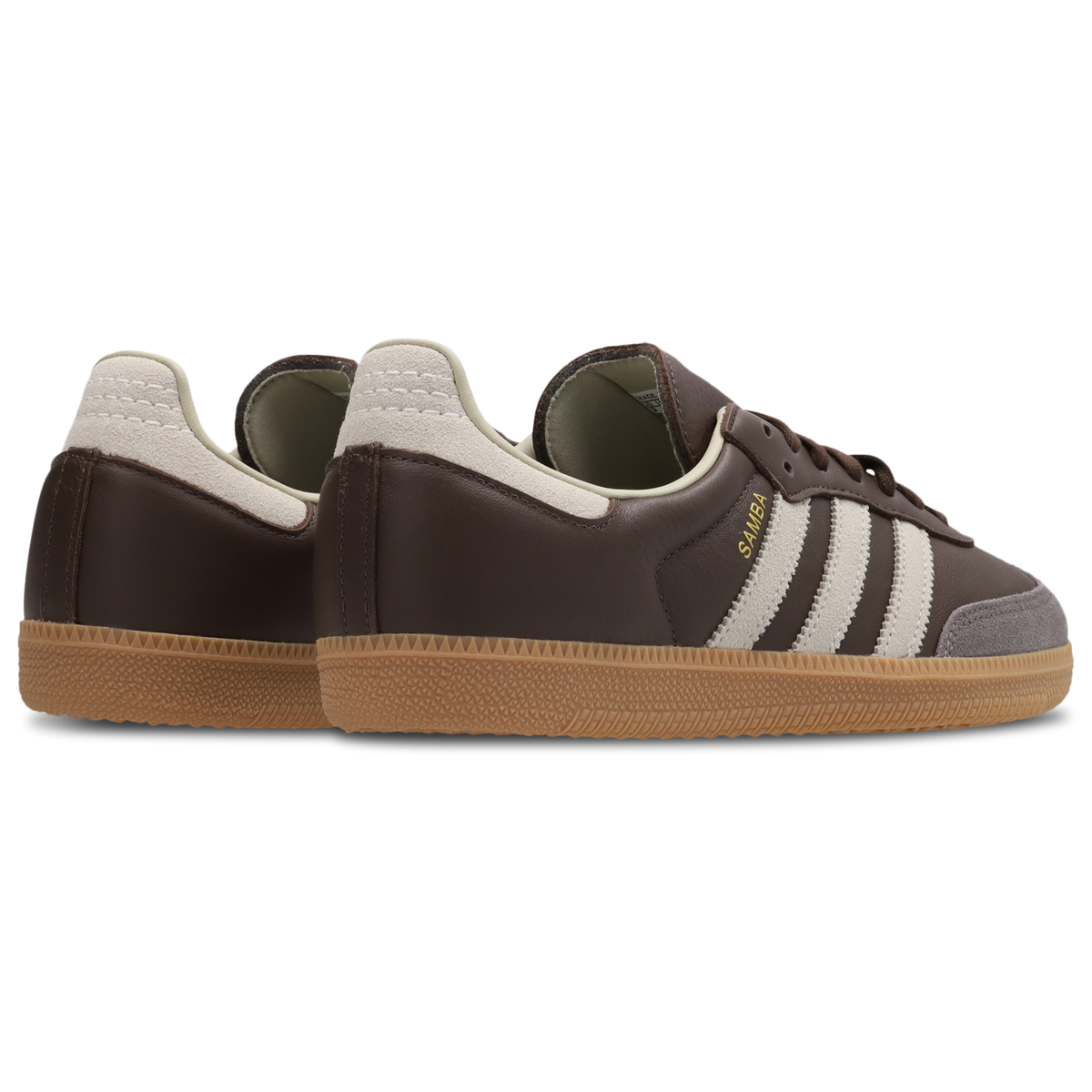 Adidas Samba OG Hombre Brown-Putty Grey-Gold Met