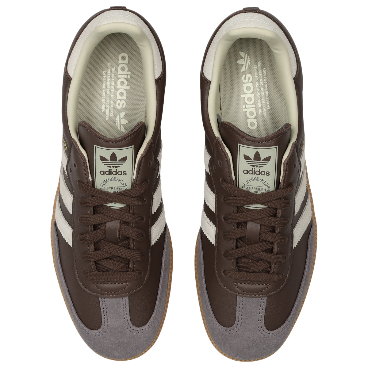 Adidas Samba OG Hombre Brown-Putty Grey-Gold Met