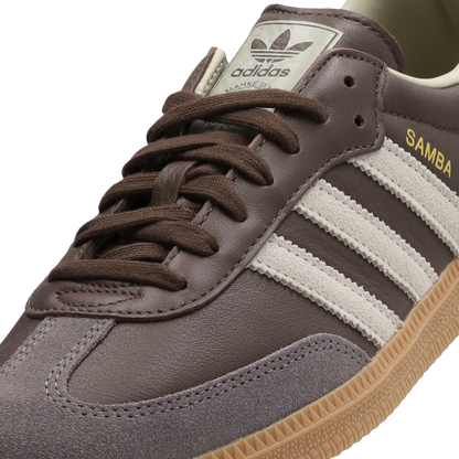 Adidas Samba OG Hombre Brown-Putty Grey-Gold Met