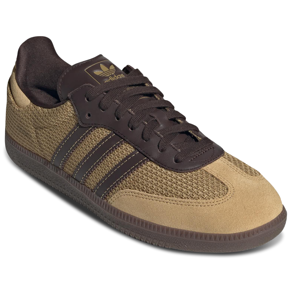 Adidas Samba OG Hombre Beige-Dark Brown