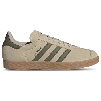 Adidas Gazelle Hombre Khaki Three-Olive Strata-Gum4