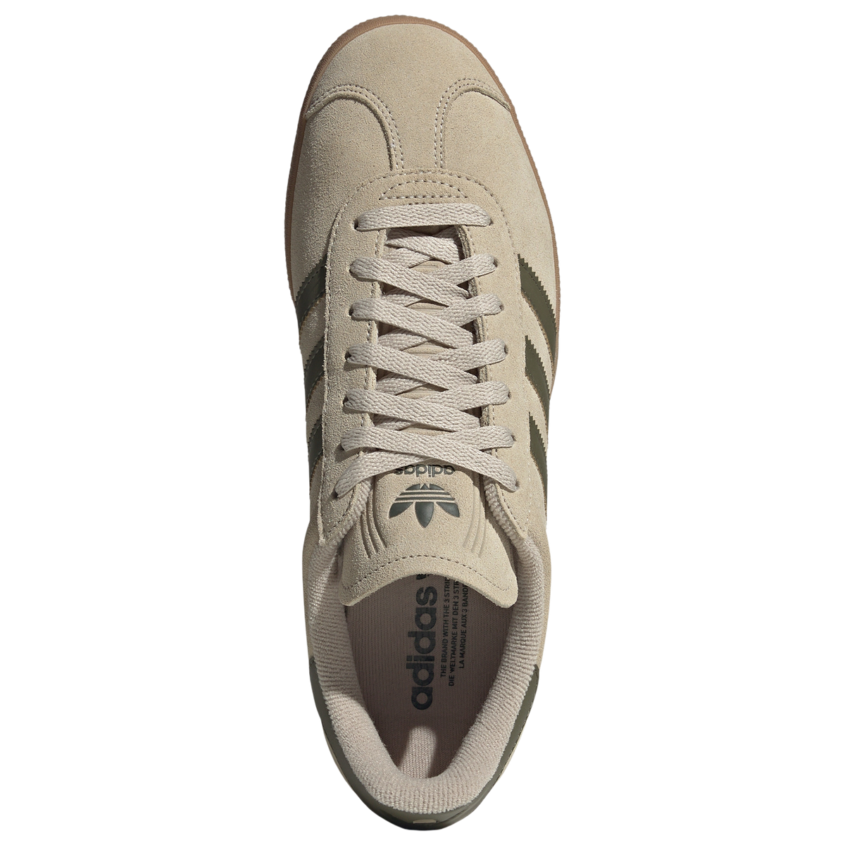 Adidas Gazelle Hombre Khaki Three-Olive Strata-Gum4