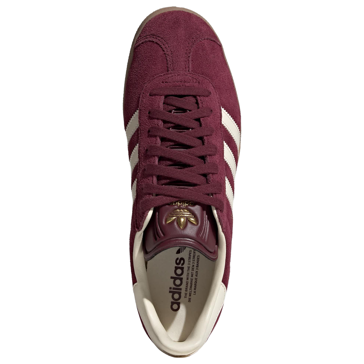 Adidas Gazelle Hombre Maroon-Cream White