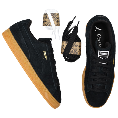 Puma Suede XL Hombre Black-Gold