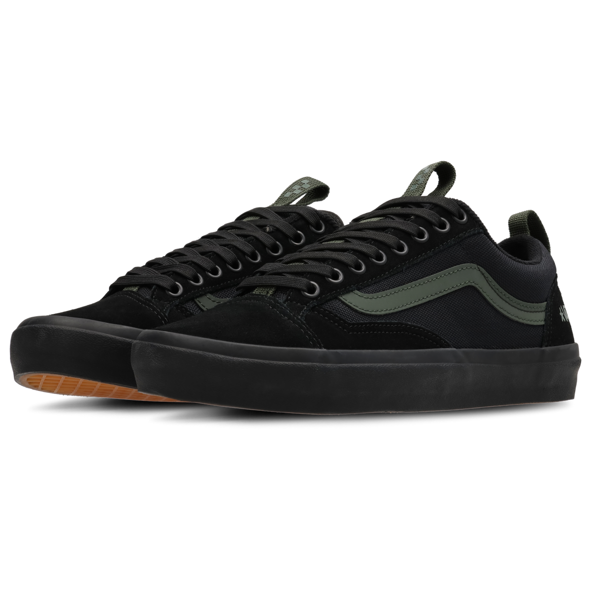 Vans Old Skool Hombre Black-Dark Green
