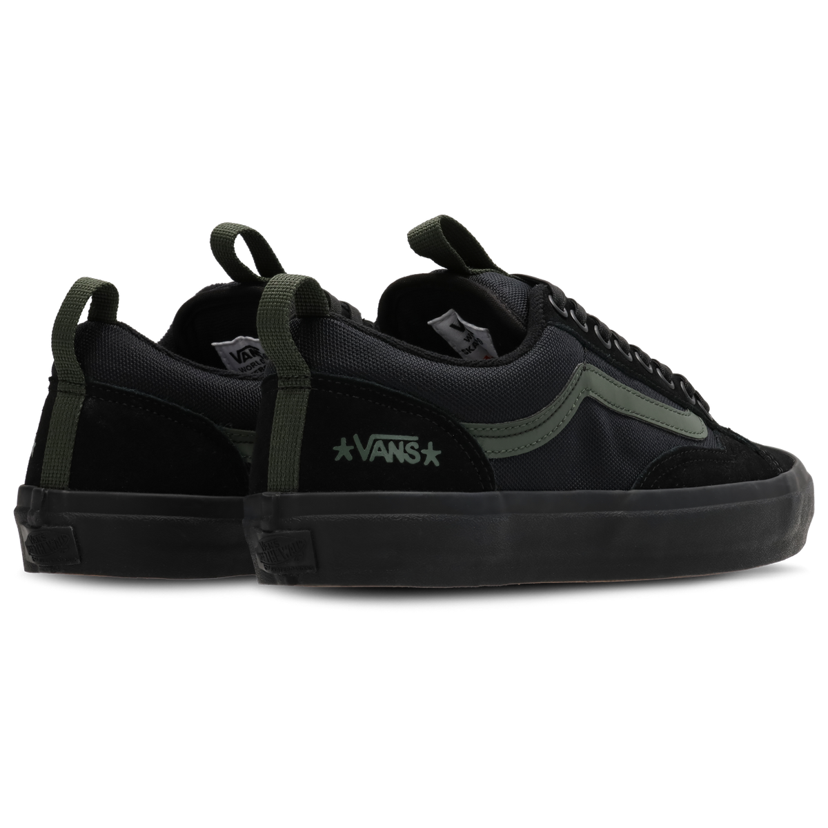 Vans Old Skool Hombre Black-Dark Green