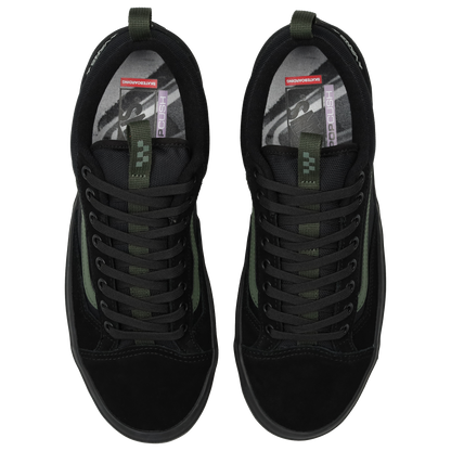 Vans Old Skool Hombre Black-Dark Green