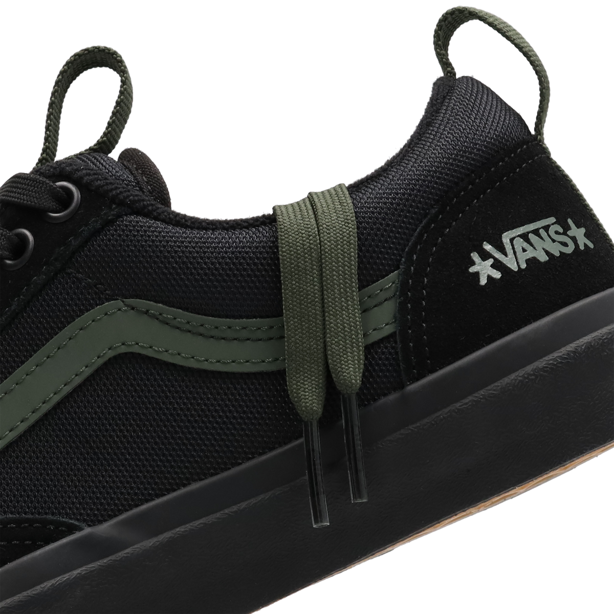 Vans Old Skool Hombre Black-Dark Green