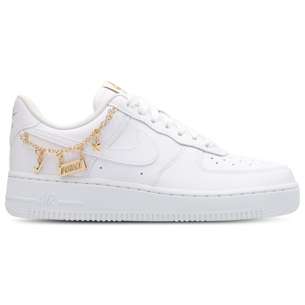 Nike Air Force 1 Low Mujer White-Gold