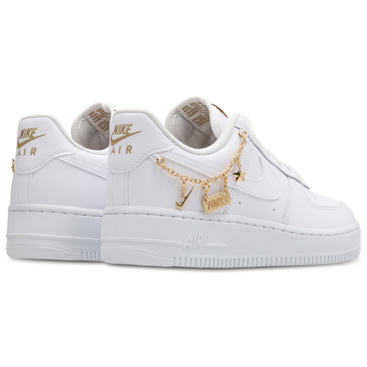 Nike Air Force 1 Low Mujer White-Gold