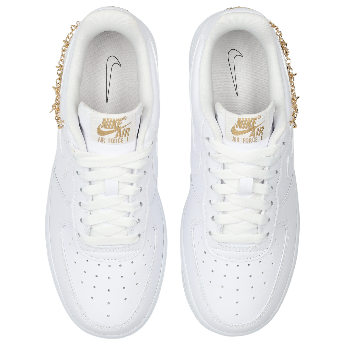Nike Air Force 1 Low Mujer White-Gold