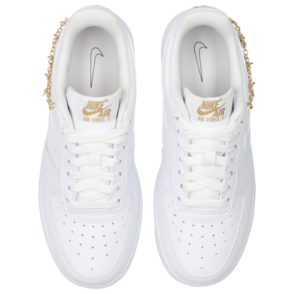 Nike Air Force 1 Low Mujer White-Gold