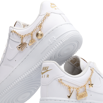 Nike Air Force 1 Low Mujer White-Gold