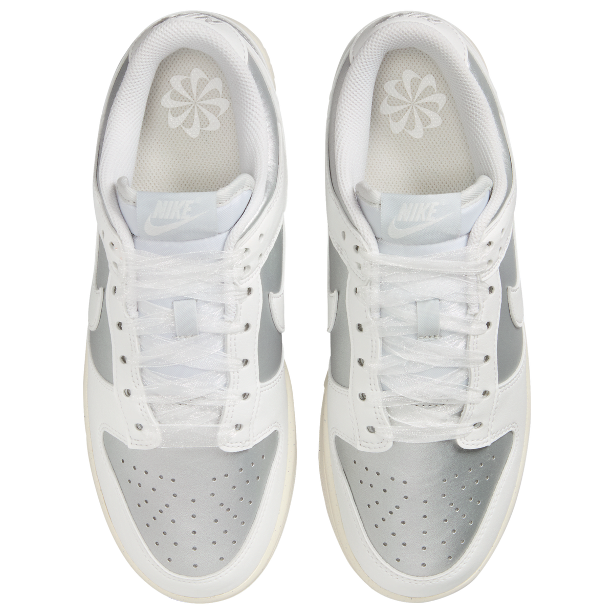Nike Dunk Low Mujer Metallic Platinum-Pale Ivory