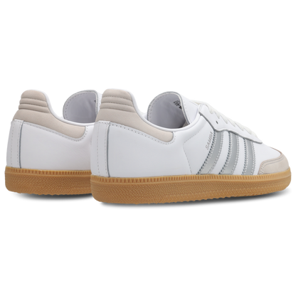 Adidas Samba OG Mujer Cloud White-Silver Metallic